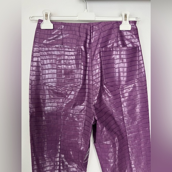 ROTATE Birger Christensen faux leather pants, US 4 - Picture 7 of 8